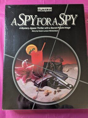 New Sealed A Spy for a Spy Mystery Vintage Puzzle 500 pieces Solve the Mystery